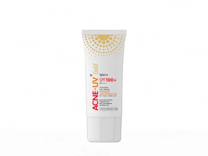 IPCA Acne-UV Gold Sunscreen Gel Cream SPF 100+ PA++++