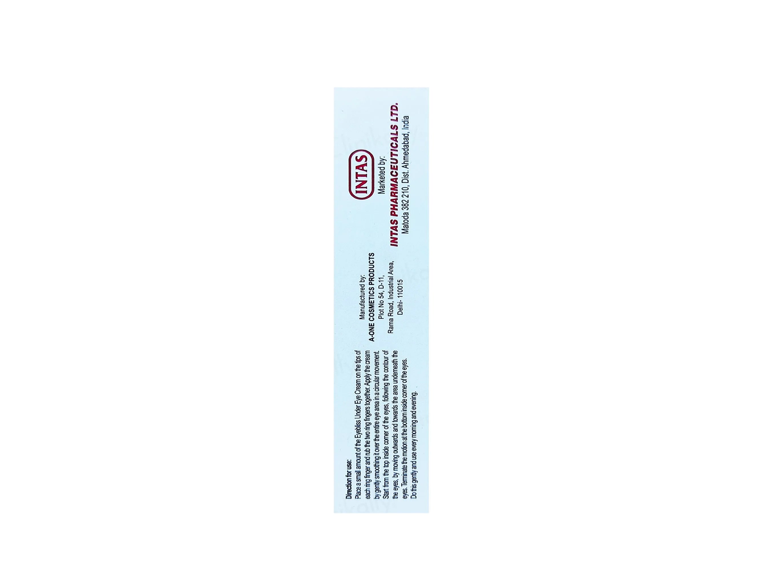 Eyebliss Under Eye Cream