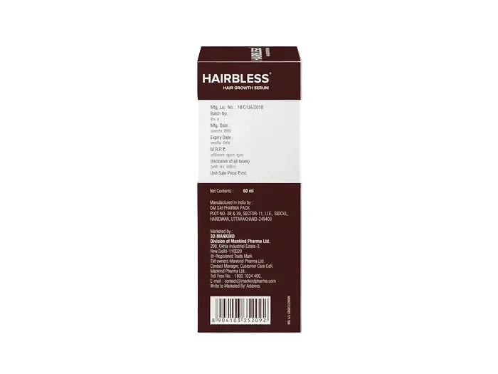 Hairbless Hair Growth Serum