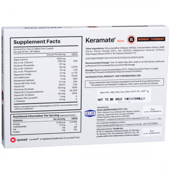 Keramate Men Hair Growth Formula Kit