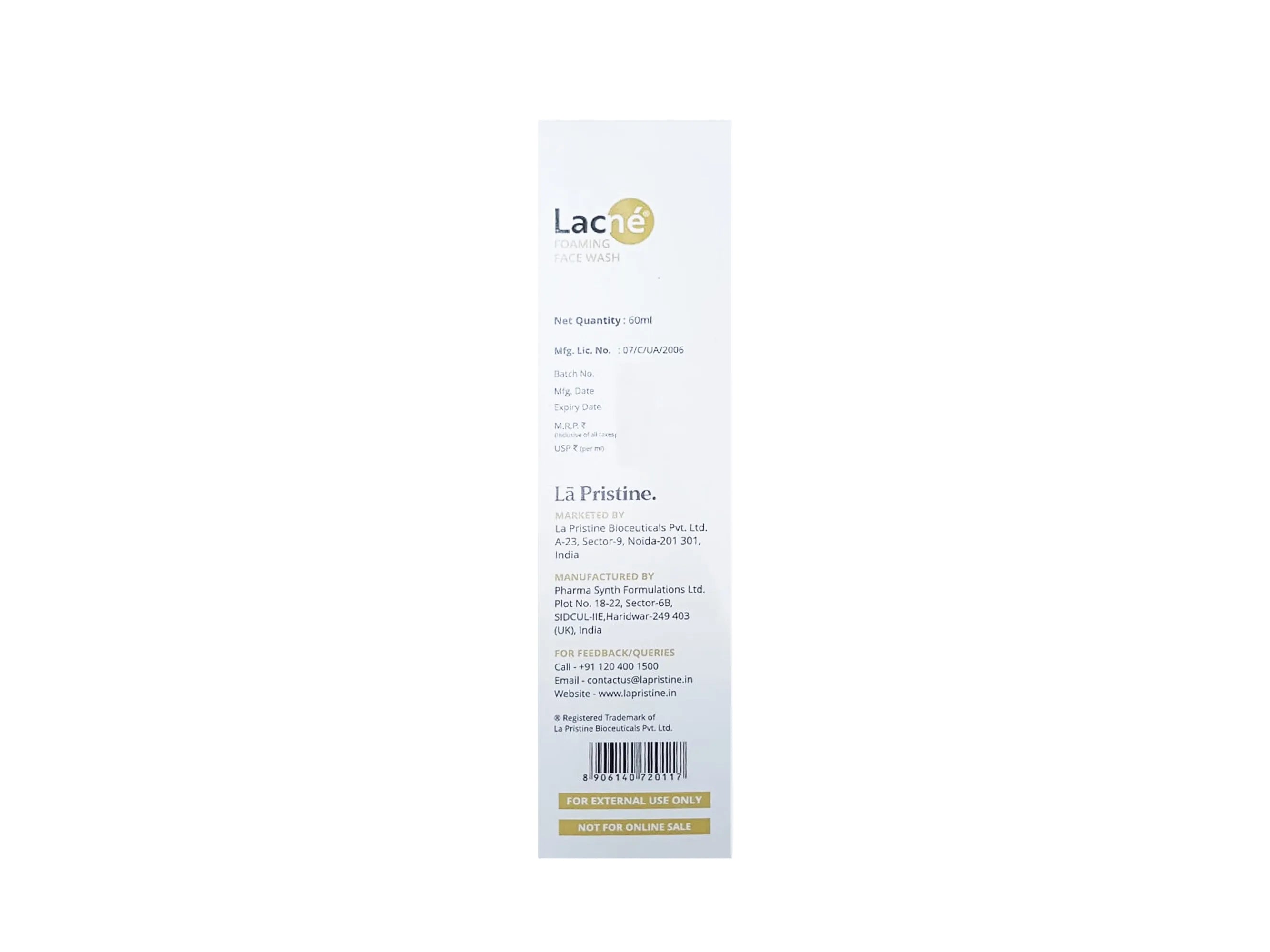 Lacne Foaming Face Wash