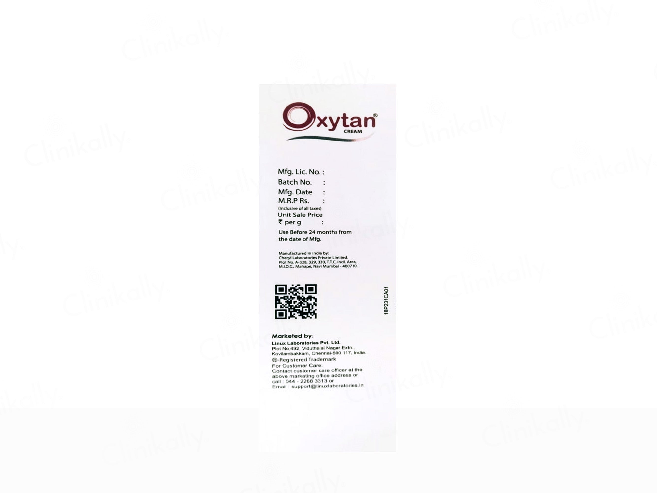Oxytan Skin Cream