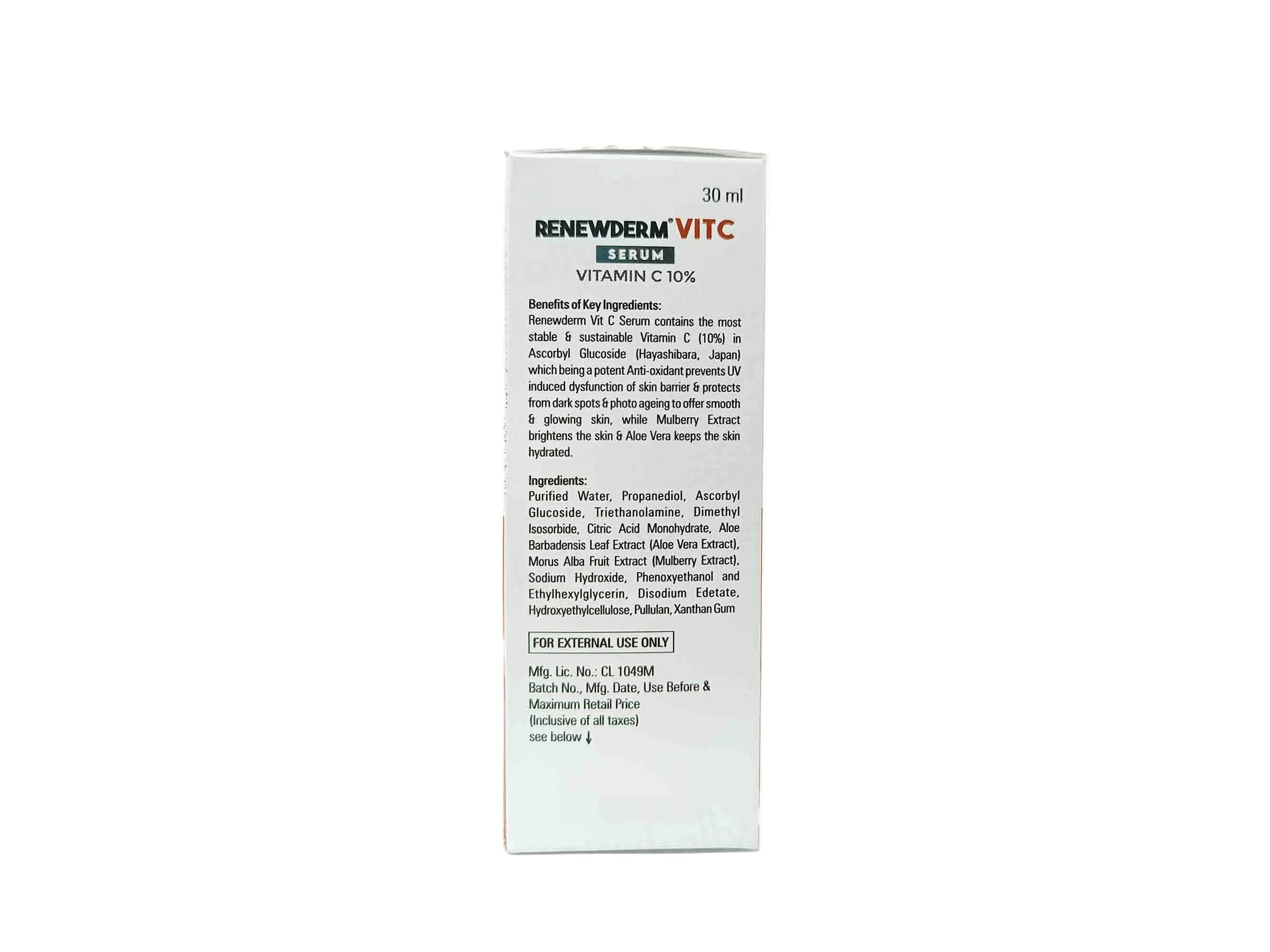 Palsons Renewderm Vit C Face Serum