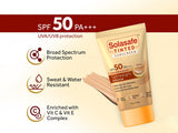 Solasafe Tinted Ivory Lightweight Mousse Sunscreen SPF 50 PA+++