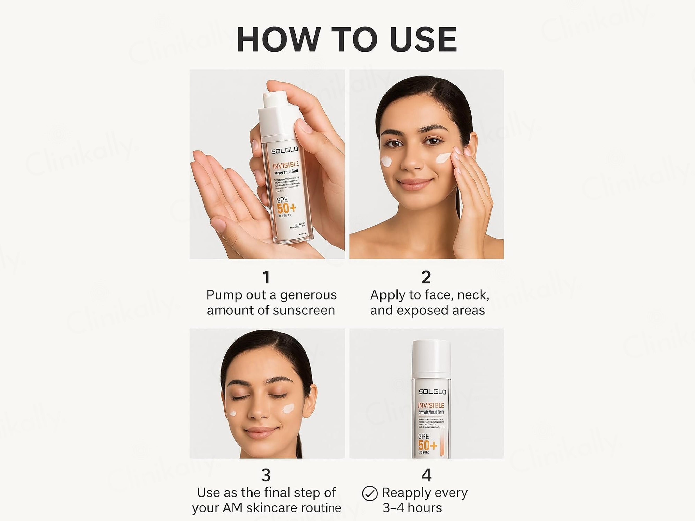 Solglo Invisible Sunscreen Gel SPF 50+ PA++++