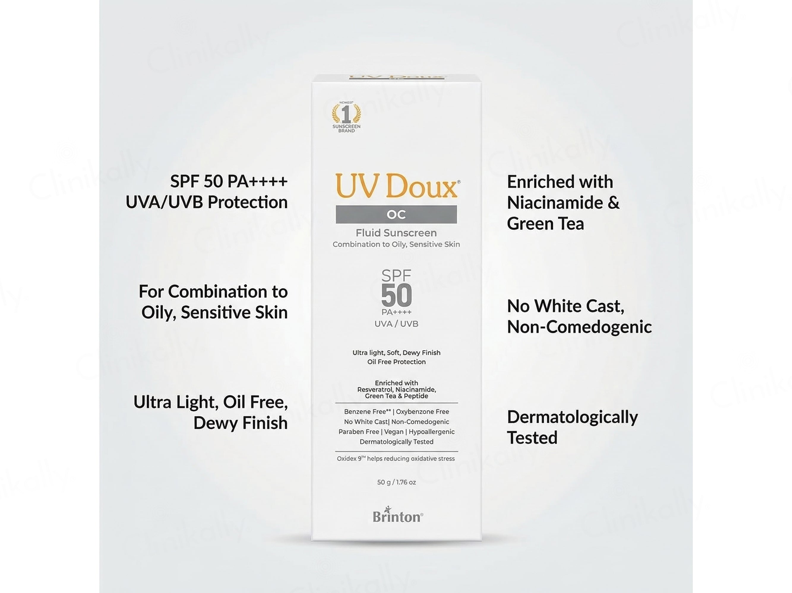 UV Doux OC Fluid Sunscreen SPF 50 PA++++