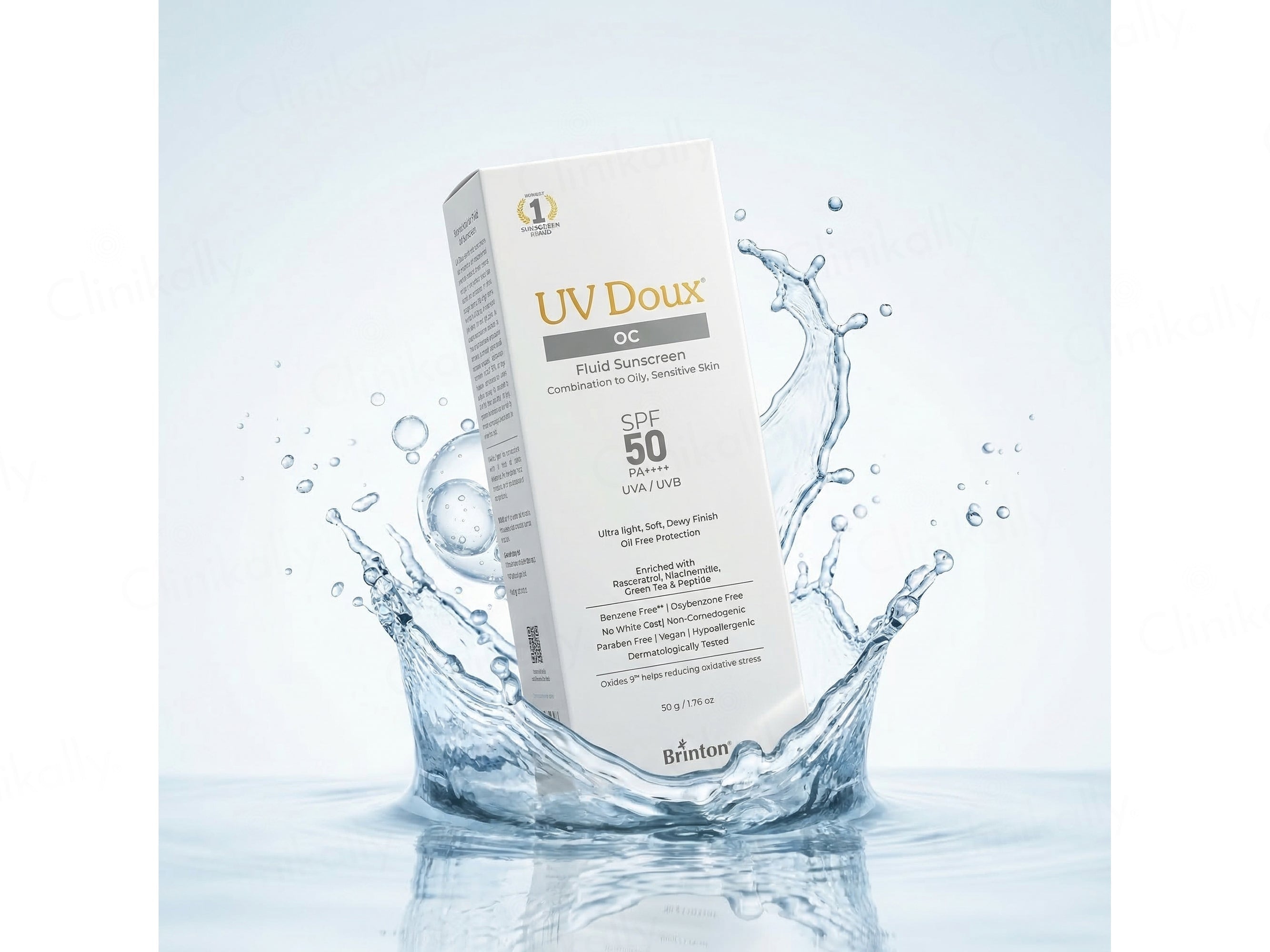UV Doux OC Fluid Sunscreen SPF 50 PA++++
