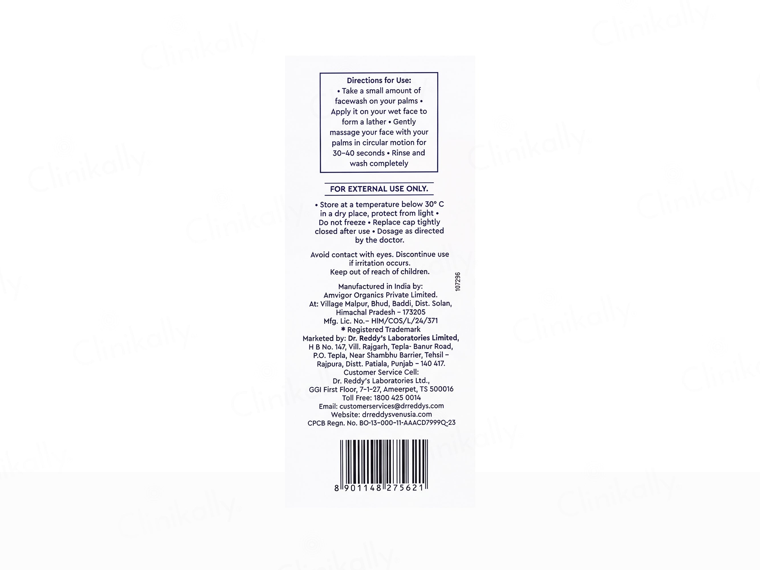 Venusia Acne Facewash