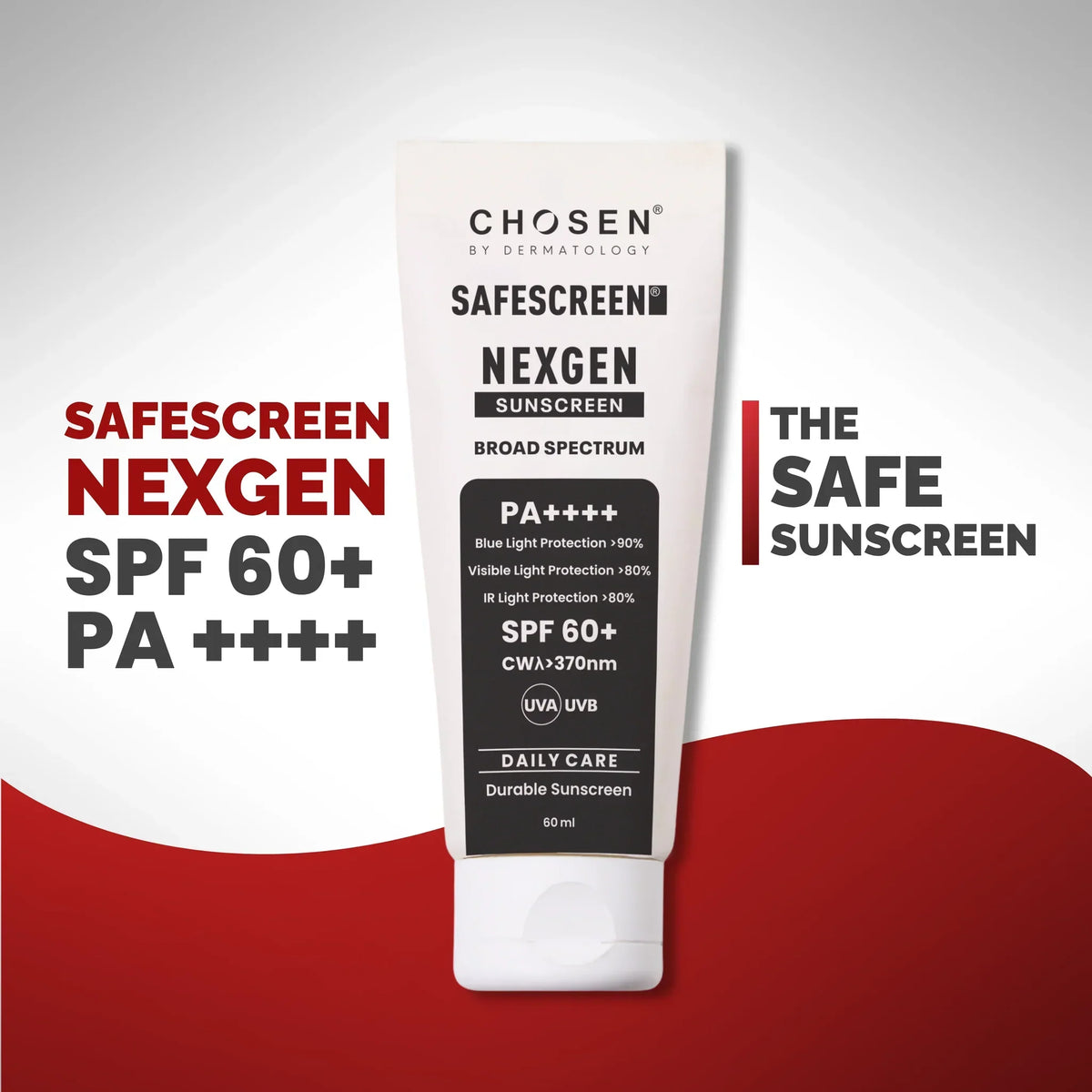 SAFESCREEN NEXGEN SPF 60+ Sunscreen