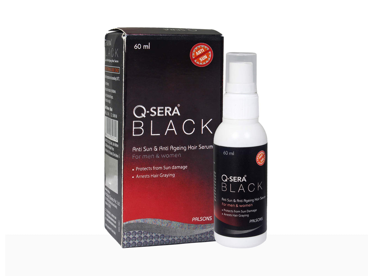 Q Sera Black Serum Hair Serum