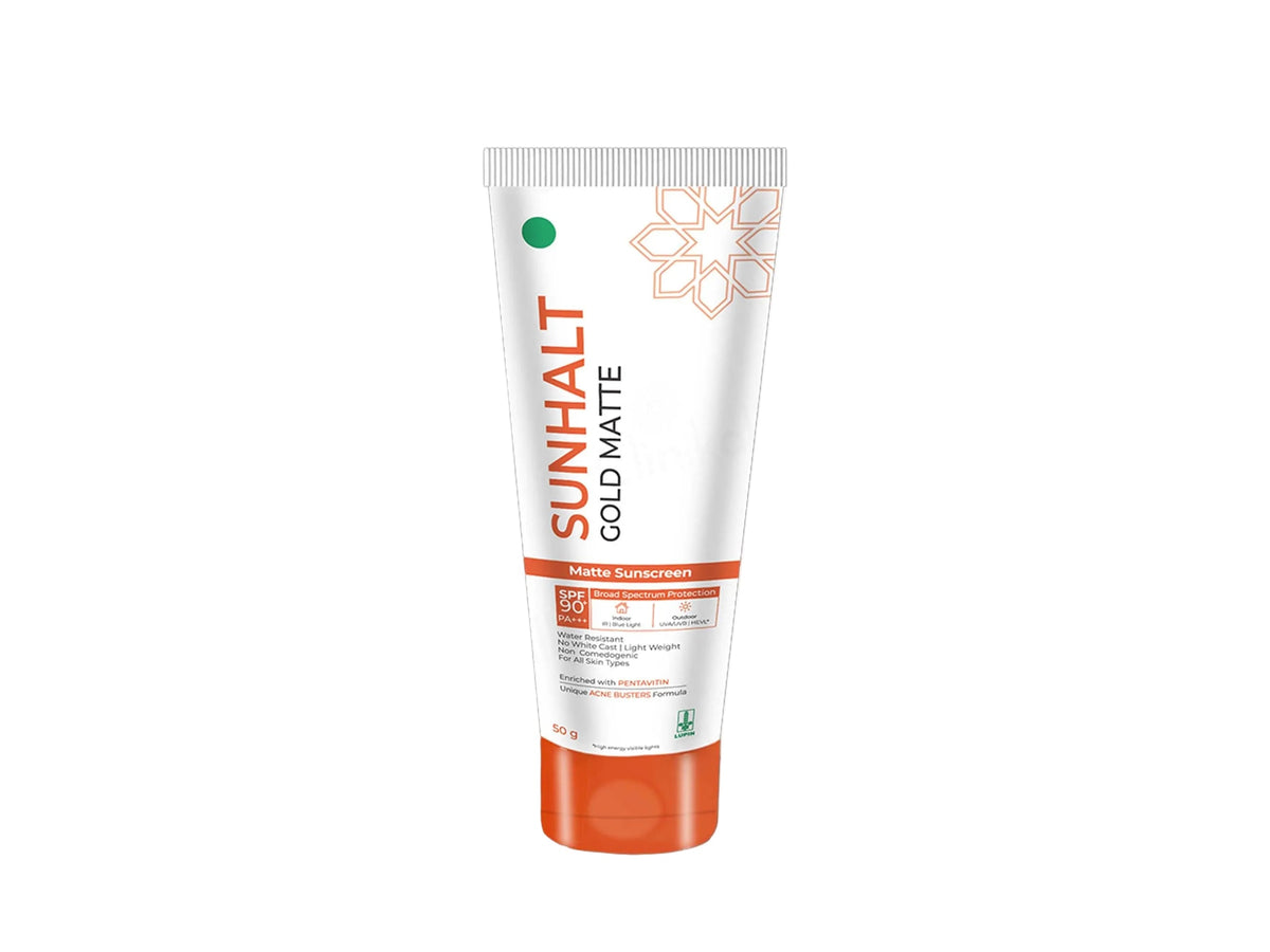 Sunhalt Gold Matte Sunscreen SPF 90 PA+++