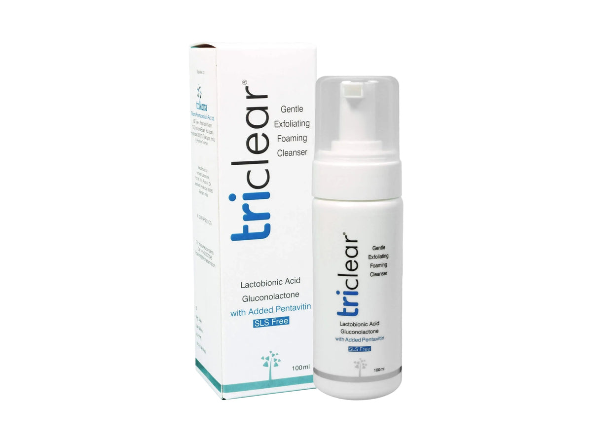 Triclear Gentle Exfoliating Foaming Cleanser